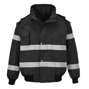 PORTWEST-Blouson aviateur noir 4-en-1 Iona S435BKRS-EAN 5036108285266 PROTECTION TOUS TEMPS - Product Image 1