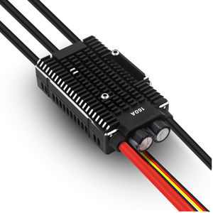Controlador de velocidad del motor Lipo ESC 160A 6-14S con SBEC HV ajustable de 6V/10A programable para aviones RC, drones FPV de ala fija. - Product Image 1