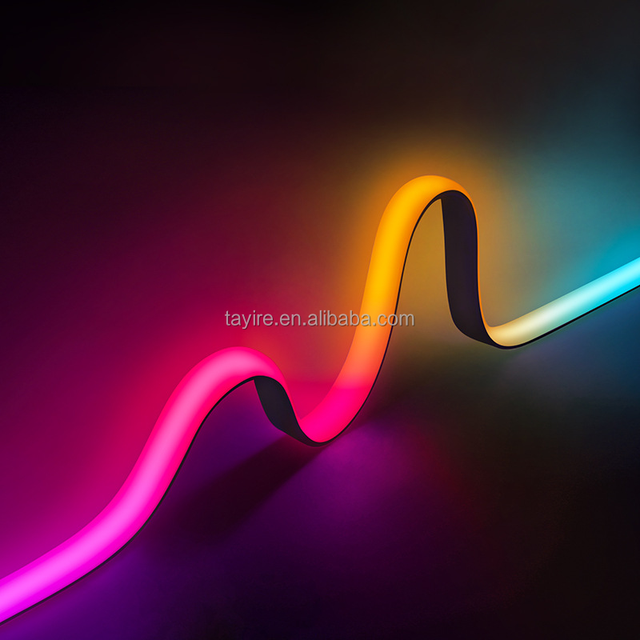 IP65 RGBCCT+IC Neon Dream Color LED Strip 15mm 24V Pixel WS2811 WS2812B Individually Addressable 1428leds/m RGBWC RGBIC Tape