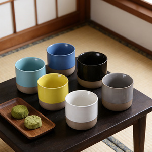 Tazza da Caffè in Ceramica dal <span class=keywords><strong>Design</strong></span> Elegante Bicolore, Stile Vintage di Lusso per Hotel, Pensioni, Casa, Ufficio, Uso Tè/Caffè - Product Image 3