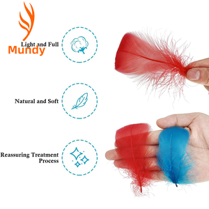 4-8CM/100 pièces en sachet, petites plumes d'oie flottantes, matériau de remplissage DIY, accessoires vestimentaires, attrape-rêves, boucles d'oreilles - Product Image 3