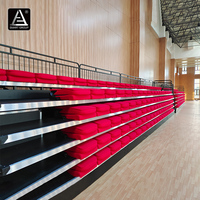 Tribune télescopique rétractable pour salle de sport intérieure, gradins de basketball intelligents