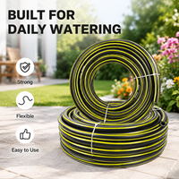 Tuyau d'arrosage extérieur durable de 50 pieds, résistant aux produits chimiques, nouvelle conception haute pression, pour usage en jardin, tuyau en PVC