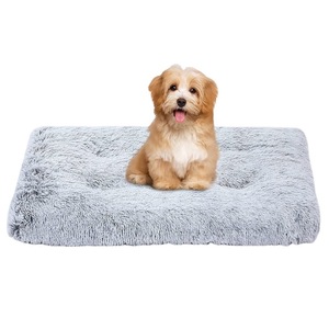 Alfombrillas de Casa de perrera antideslizantes lavables de alta calidad, cama de perro de felpa lavable suave y acogedora - Product Image 5