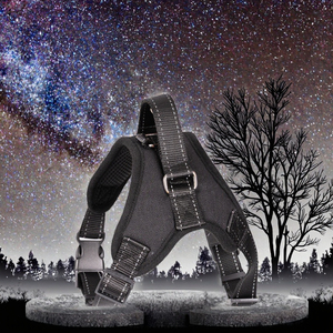 Manufacturer Wholesale Reflective Breathable Nylon Lace Multi-design Big Pet Dog Harness - Product Image 3