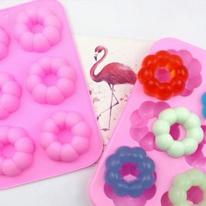 Moldes de Silicona Ecológicos con Forma de Calabaza de 6 Cavidades para Pudín y Pastel, Herramientas DIY para Repostería, Molde para Queso, Velas, Jabón, Resina OEM/ODM - Product Image 2