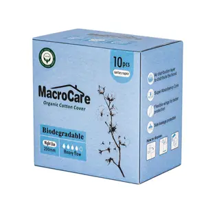 Macro Soins Organique Biodégradable Graphène Bande Serviette Hygiénique Tapis De Bambou Pour Les Femmes