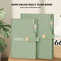Carnet A5 A6 personnalisé avec logo, agenda 2026, couverture rigide en cuir, journal d'affaires, agenda promotionnel pour l'école et le bureau