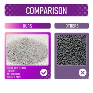 Litière pour chat en bentonite en vrac 5KG, biodégradable, écologique, de qualité supérieure, sans poussière, en forme de boule, forte absorption, jetable aux toilettes - Product Image 5