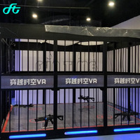 Jeu de tir en réalité virtuelle de haute qualité, simulateur de tir VR, jeu de tir VR 4 joueurs, jeu d'arcade VR 9D