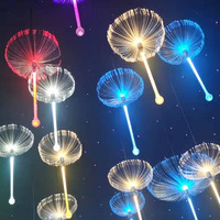 Lumière de plafond méduse tendance pour KTV, home cinéma, chambre à coucher, effet ciel étoilé, lumière à fibres optiques pour créer une ambiance