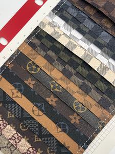 Горячая Распродажа, популярная синтетическая кожа из ПВХ смолы для украшения мешков, поделок - Product Image 4