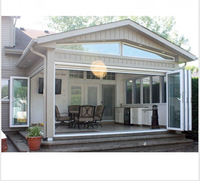 Abri de soleil en verre prédécoupé, 4 saisons, Villa, véranda, pièces en verre Aluminium, maison