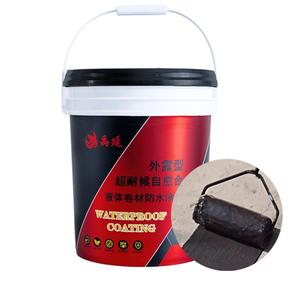Peinture bitumineuse monocomposant <span class=keywords><strong>pour</strong></span> extérieur, application à <span class=keywords><strong>froid</strong></span>, revêtement d'étanchéité <span class=keywords><strong>pour</strong></span> <span class=keywords><strong>toiture</strong></span> et mur, matériaux d'étanchéité bitumineux - Product Image 1