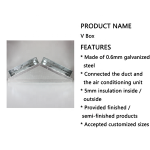 HVAC संक्रमण स्टील हवा प्लेनम बॉक्स - Product Image 3