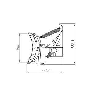 Roda kemudi selip bilah bajak salju kinerja tinggi muatan hidrolik - Product Image 5