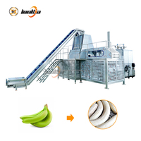 Automatische stoomschilmachine voor plantains en bananen, hoog rendement, machine voor het schillen van groenten en fruit