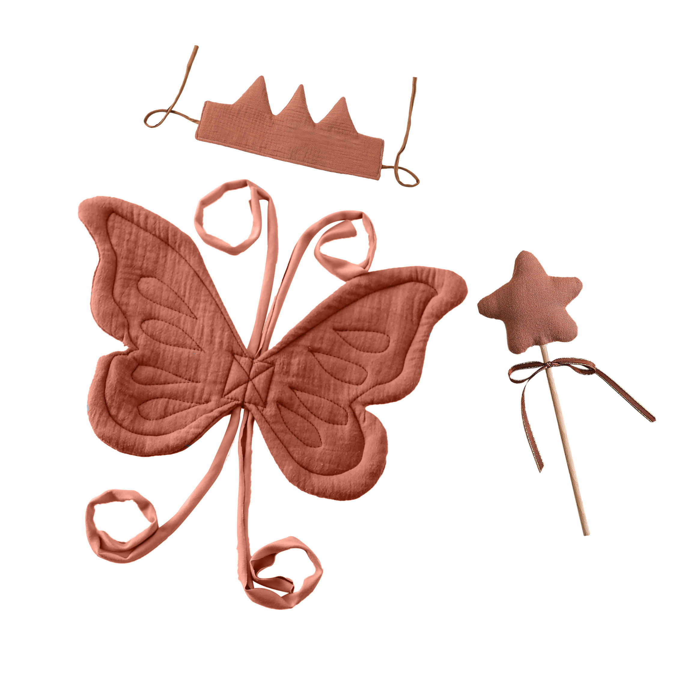 ชุดสีน้ำตาล