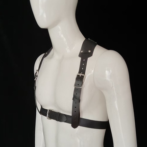 Cinghia in Pelle di Vacchetta Personalizzata per Uomo, Fibbia in Lega, Motivo Floreale, Cinghia Casual Versatile per Spalla e Petto, Larghezza 3,5 cm - Product Image 3