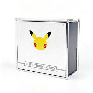 Boîte d'entraînement Elite <span class=keywords><strong>Pokémon</strong></span> personnalisée en acrylique avec épaisseur de 5+8 mm, version anglaise, boîte d'entraînement Elite magnétique en acrylique - Product Image 5