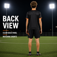 Tenue de football personnalisée à séchage rapide pour jeunes, kit à manches courtes pour club de football adolescent, compétition de ligue