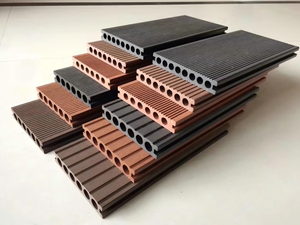 Thiết kế hiện đại co-đùn ngoài trời không thấm nước WPC decking Board Euro Composite gỗ cho <span class=keywords><strong>Trex</strong></span> sàn chống trượt Tính năng - Product Image 3