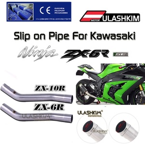 Escape de Motocicleta para <span class=keywords><strong>Kawasaki</strong></span> ZX-6R ZX6R ZX 6R <span class=keywords><strong>Ninja</strong></span> <span class=keywords><strong>636</strong></span> <span class=keywords><strong>2008</strong></span> a 2018, Sistema de Escape Completo para Motocicleta, Tubo de Enlace, Silenciador - Product Image 2