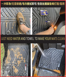 เสื่อรถอุปกรณ์ป้องกันภายใน 3D 5D TPEด้านหลังTrunk Matขยาย5Dยืดหยุ่นพับสําหรับ<span class=keywords><strong>INNOVA</strong></span> 2024 - Product Image 2