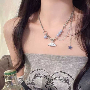 Vendita calda di tendenza alla moda collane di perline con stella iniziale perla Vintage stile minimalista gioielli per bambini all'ingrosso disponibili - Product Image 1