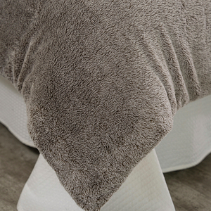 New Arrival Custom Cheap Price Luxury <strong>Teddy</strong> Fleece Back Printing Sherpa <strong>Duvet</strong> and Bedding <strong>Set</strong> 3 Pcs - Product Image 2