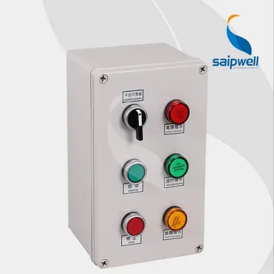 SAIPWELL series waterproof one hole push button control switch box