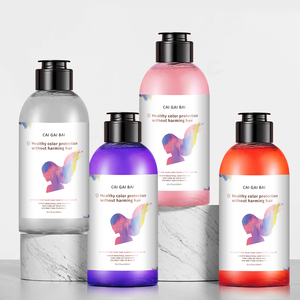 Meilleure vente de soins capillaires de marque privée Shampooing de couleur de teinture bleue Shampooing de dépôt de serrure de couleur - Product Image 1