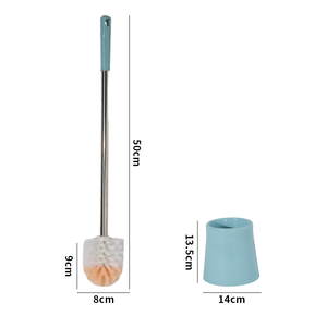Brosse de toilette <span class=keywords><strong>Billy</strong></span> de haute qualité avec poignée confortable et support, brosses de nettoyage personnalisées en plastique pour le nettoyage ménager - Product Image 3
