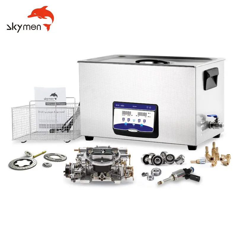 Skymen7.9ガロンアップグレードデジタル超音波洗浄機ハードウェアツール超音波洗浄機30l
