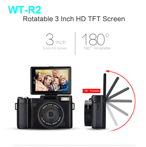 48mp máy ảnh kỹ thuật số với 3 inch TFT 180 độ màn hình DSLR Góc rộng ống kính tele Camara kỹ thuật số - Product Image 2