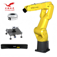 Robot de corte láser y soldadura láser de 1500w de doble uso, robot de soldadura industrial de 6 ejes de DA PENG LASER