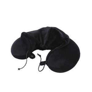 Nouvel Oreiller de Voyage à Capuche en Mousse à Mémoire de Forme pour Avion et Voiture avec Sangle - Product Image 3