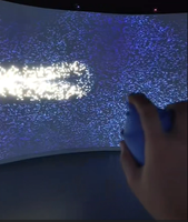 Jeux de peinture au laser interactifs, projection murale interactive, pointeur laser multipoints, grand écran pour exposition