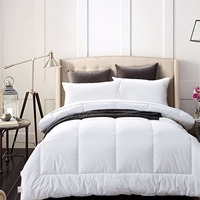 Couette matelassée de haute qualité pour hôtel Couette double bord aiguille avec logo personnalisé poids Queen King size pour hôtels vente en gros
