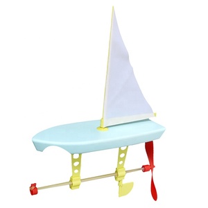 2131 STEM Kit de Juego de Coche Educativo con Motor de Hélice Impulsado por Bandas Elásticas, Juguetes de Aprendizaje para Niños, Regalos - Product Image 2