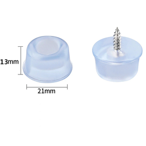 Pieds ronds en caoutchouc durables, absorption des chocs, coussin antidérapant pour appareils électroménagers, haut-parleurs, tables, chaises - Product Image 3