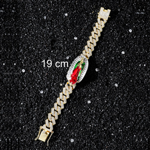 New Religious Prayer Decoration Men's and Women's Punk Unique Charm <b>Bracelet</b> Unisex Chain <b>Bracelets</b> Fashion Jewelry Wholesale - Product Image 5