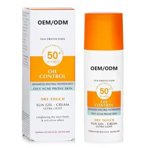 Öl kontrolle Sonnen gel creme SPF 50 Gesicht Sonnenschutz lotion UVA UVB UCERIN Schutz Anti-Shine Geeignet für fettige, akne anfällige Haut 5