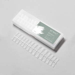 MrNail ultrafino 360 unids/caja <span class=keywords><strong>media</strong></span> <span class=keywords><strong>luna</strong></span> prensa <span class=keywords><strong>uñas</strong></span> claro patrón cuadrado estilo francés puntas de extensión patrón de almendra para dedos - Product Image 1