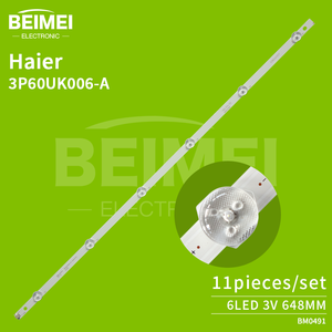 Tira <span class=keywords><strong>de</strong></span> luz Led 3P60UK006-A Tv tira Led para <span class=keywords><strong>Haier</strong></span> LS60A31 LS60AL88U61 11 unids/set Barra <span class=keywords><strong>de</strong></span> luz <span class=keywords><strong>de</strong></span> retroiluminación <span class=keywords><strong>de</strong></span> televisión Led - Product Image 2