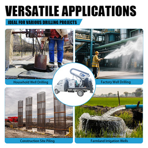Petite foreuse hydraulique diesel montée sur camion pour puits d'eau, 200 m, pour l'Afrique - Product Image 3