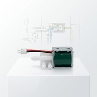 Mini électrovanne à air 3 voies DC12V SC0626IVG 80Kpa 20LPM à faible bruit en PVDF pour machine à café et purificateur d'eau