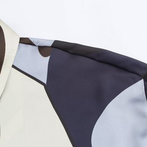 Femmes 2025 Printemps Nouveau <span class=keywords><strong>Chic</strong></span> Mode <span class=keywords><strong>Soie</strong></span> Satin Texture Imprimé Blouses Vintage Manches Longues Chemises Féminines Blusas <span class=keywords><strong>Chic</strong></span> Tops - Product Image 4