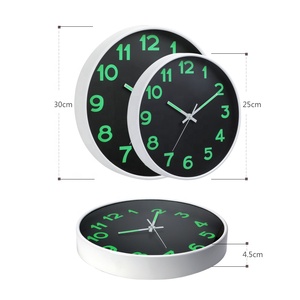 Đồng Hồ Treo Tường Dạ Quang, Quà Tặng Cao Cấp Sáng Tạo, Kích Thước 12 Inch, Có Đèn Ngủ - Product Image 2