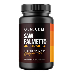 Капсулы с пальмой сереноа для мужского здоровья простаты, 120 штук, OEM/ODM, хит продаж - Product Image 1